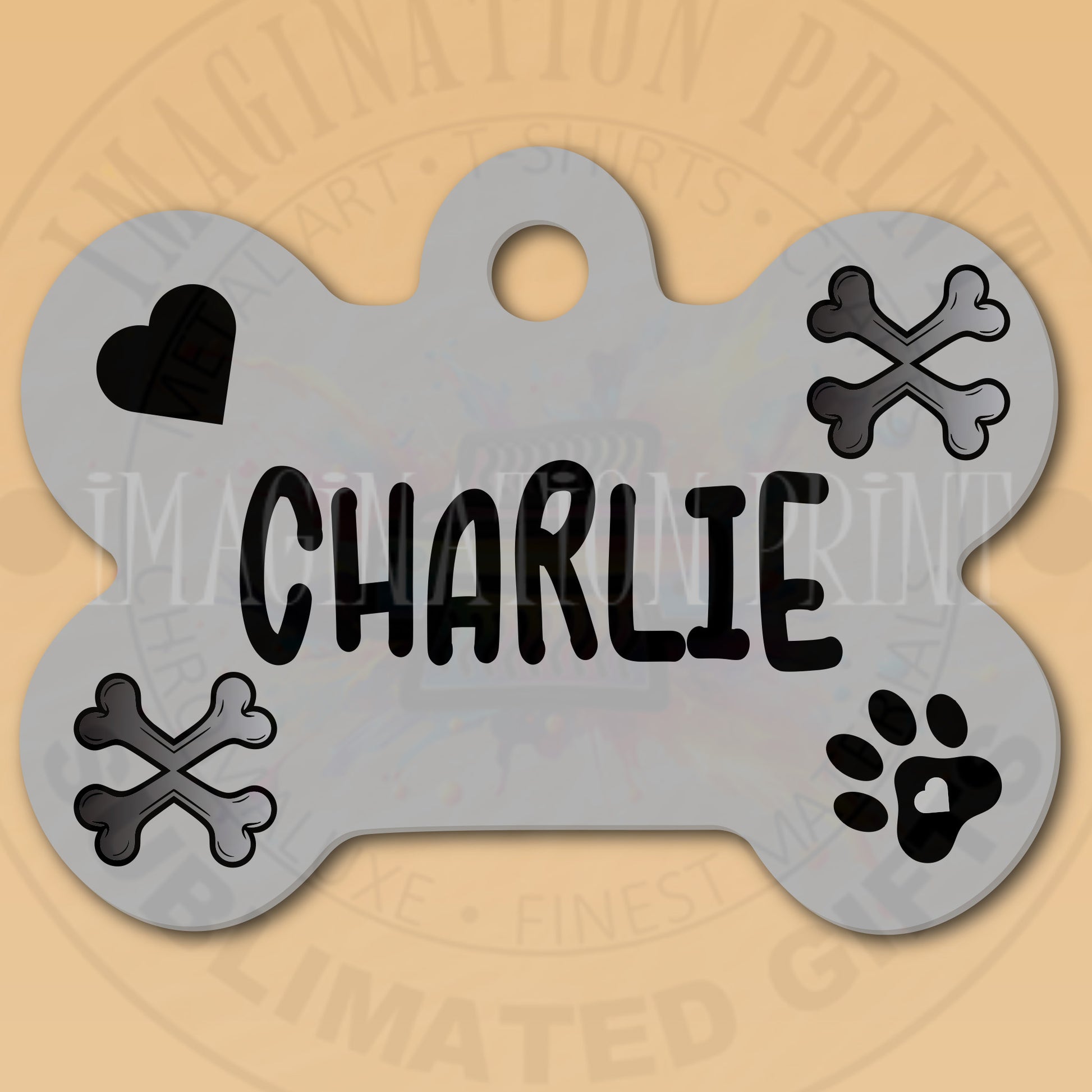 Personalized Bone Pet Tags