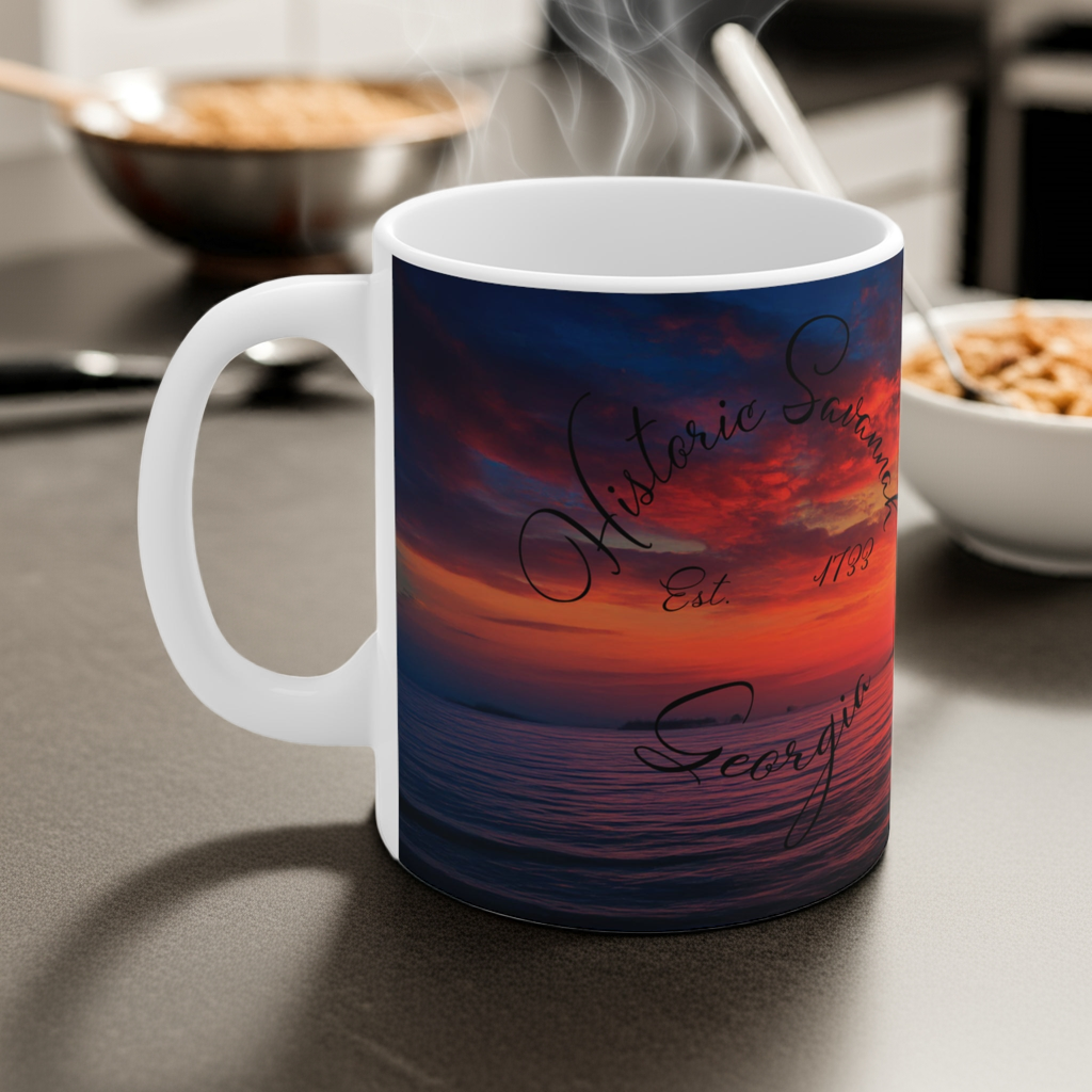 Historic Savannah Shrimp Boat Mug