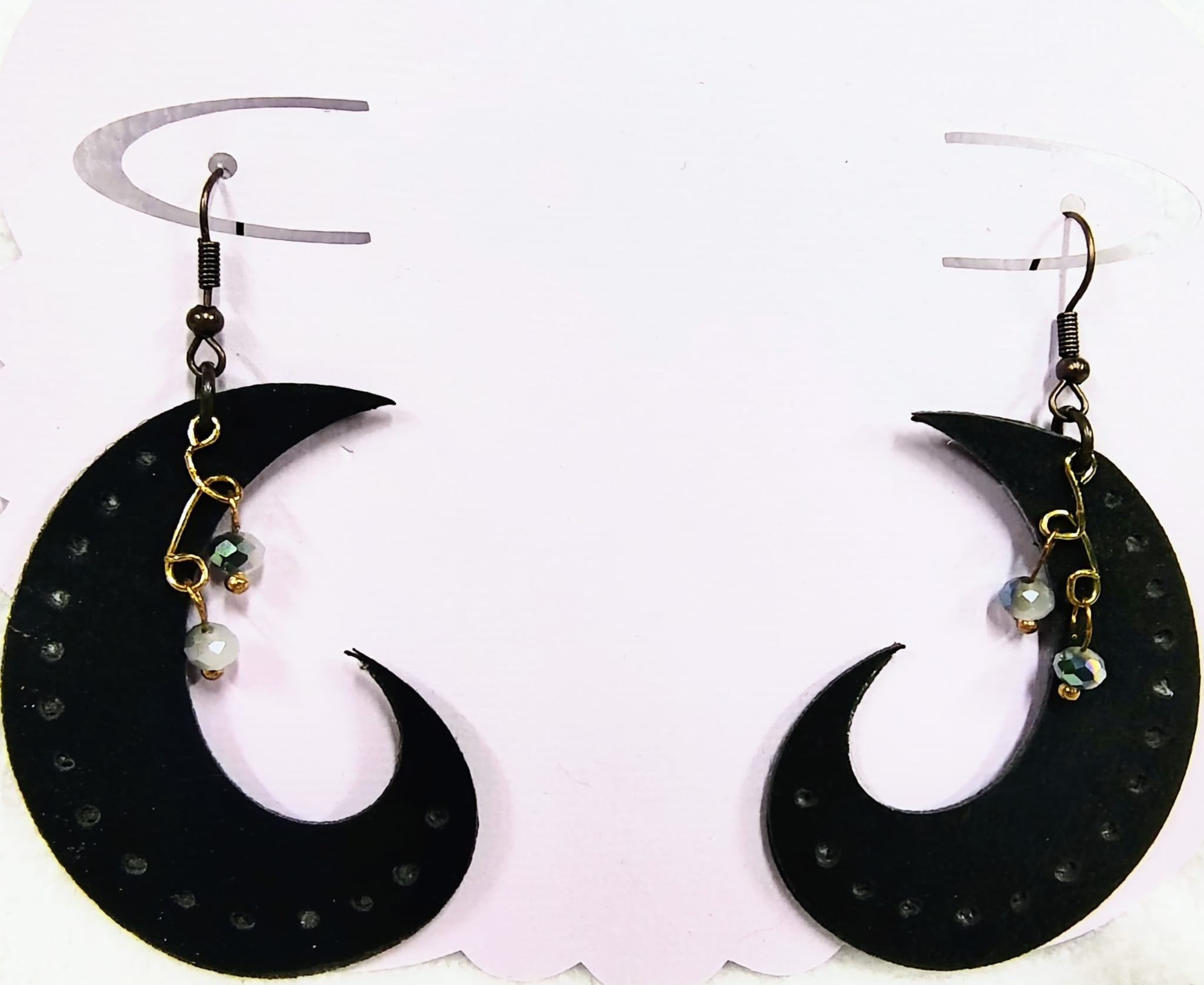 Dark Side of the Moon Earrings - Imagination Print