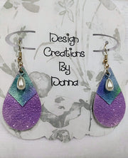 Mermaid Mist Drop Earrings - Imagination Print