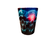 Cosmic Skull Shot Glass - Imagination Print