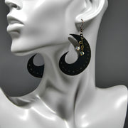 Dark Side of the Moon Earrings - Imagination Print