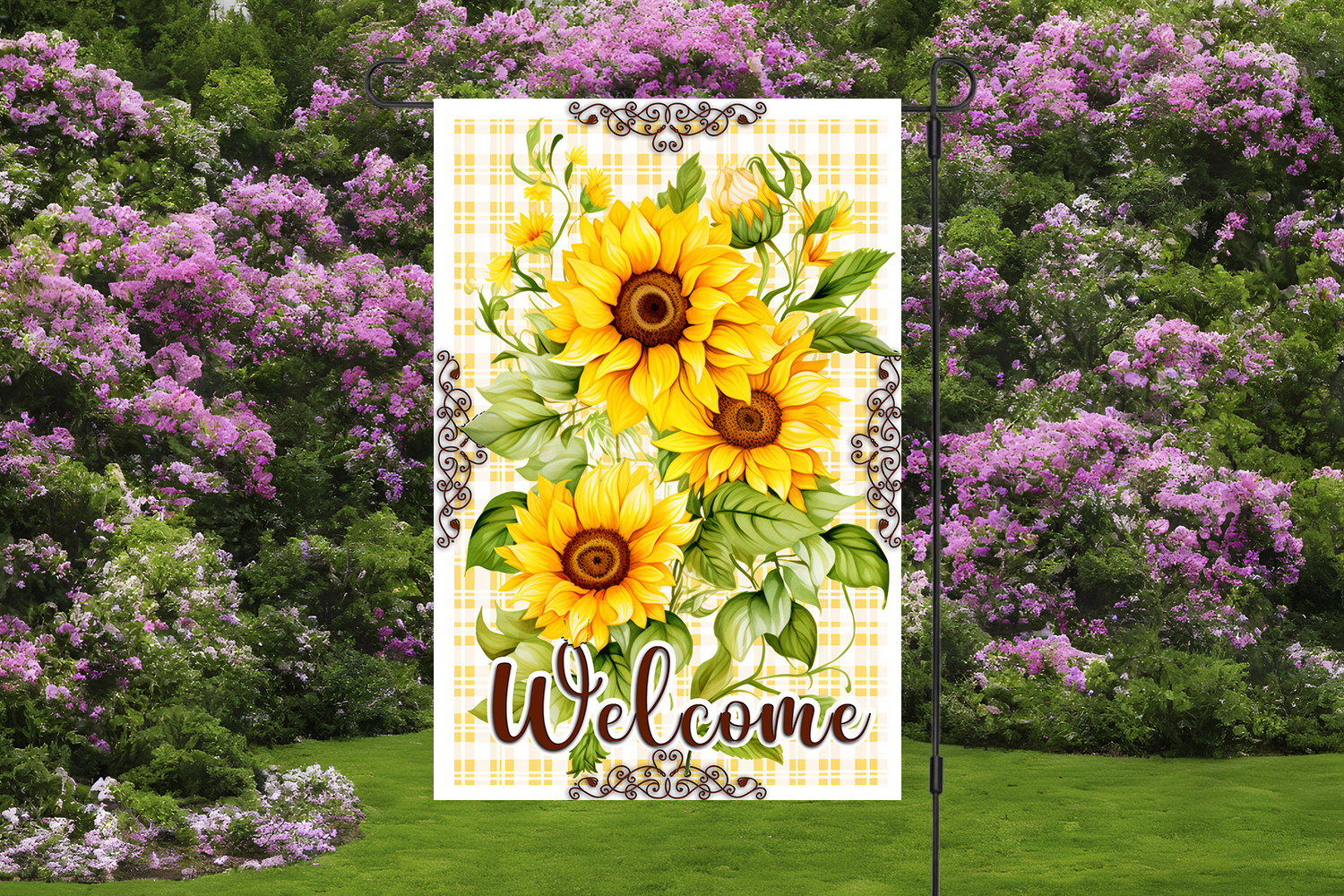 12" By 18" Yard Flag - Imagination Print