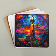 Corkwood Coaster Set 2 - Imagination Print