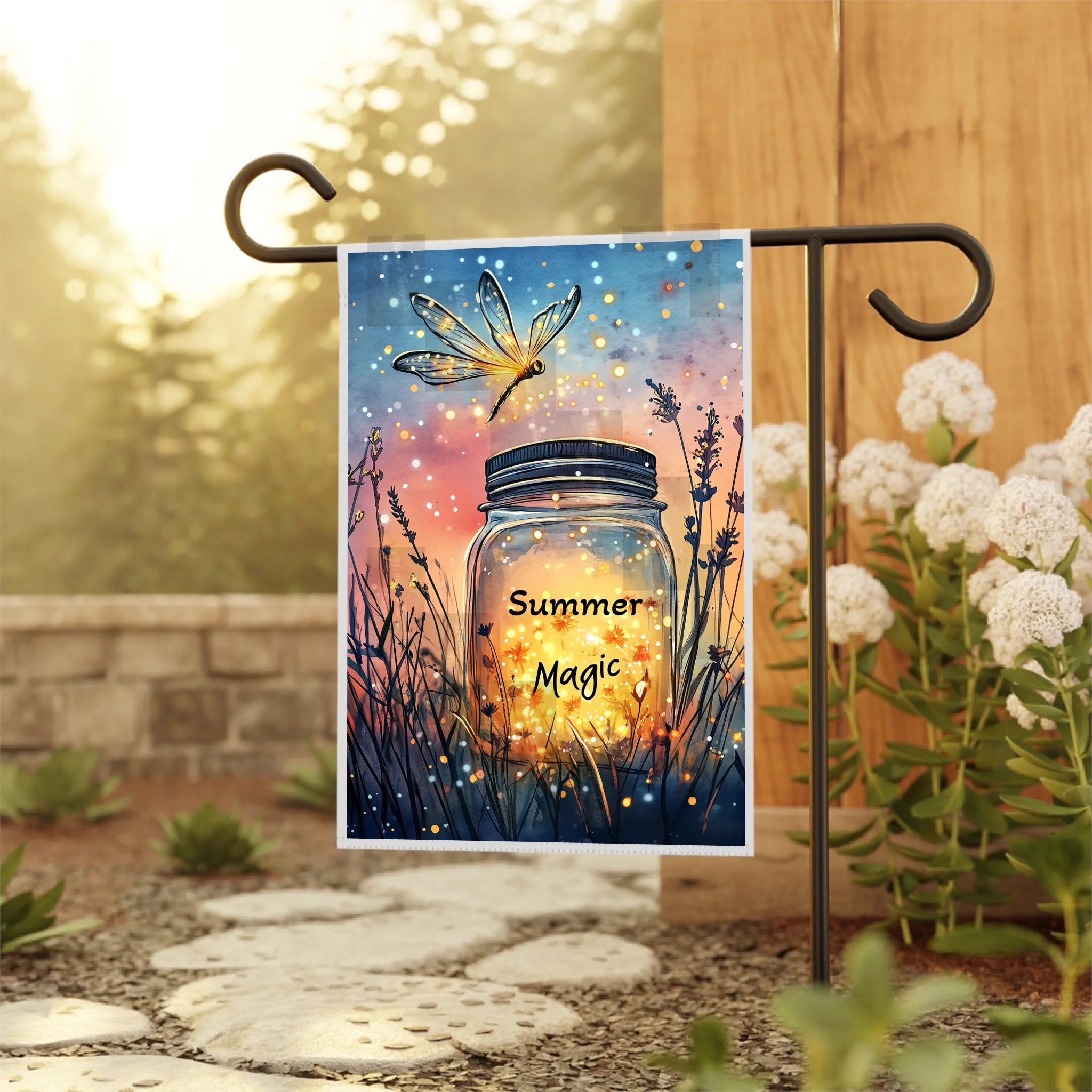 Garden and House Banner - Imagination Print