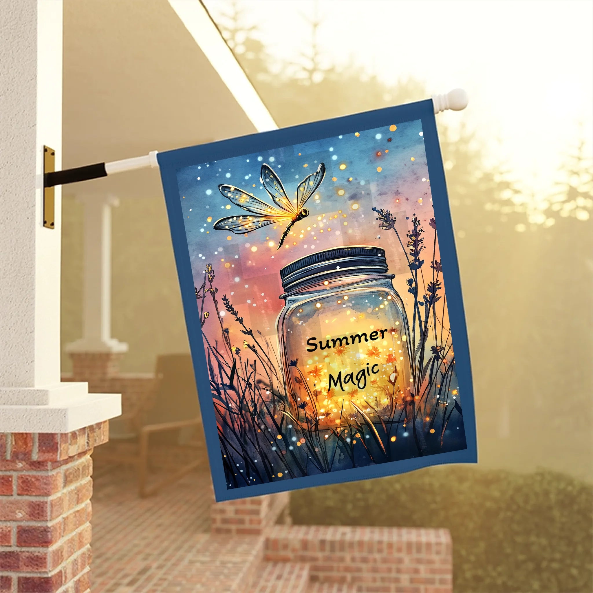 Garden and House Banner - Imagination Print