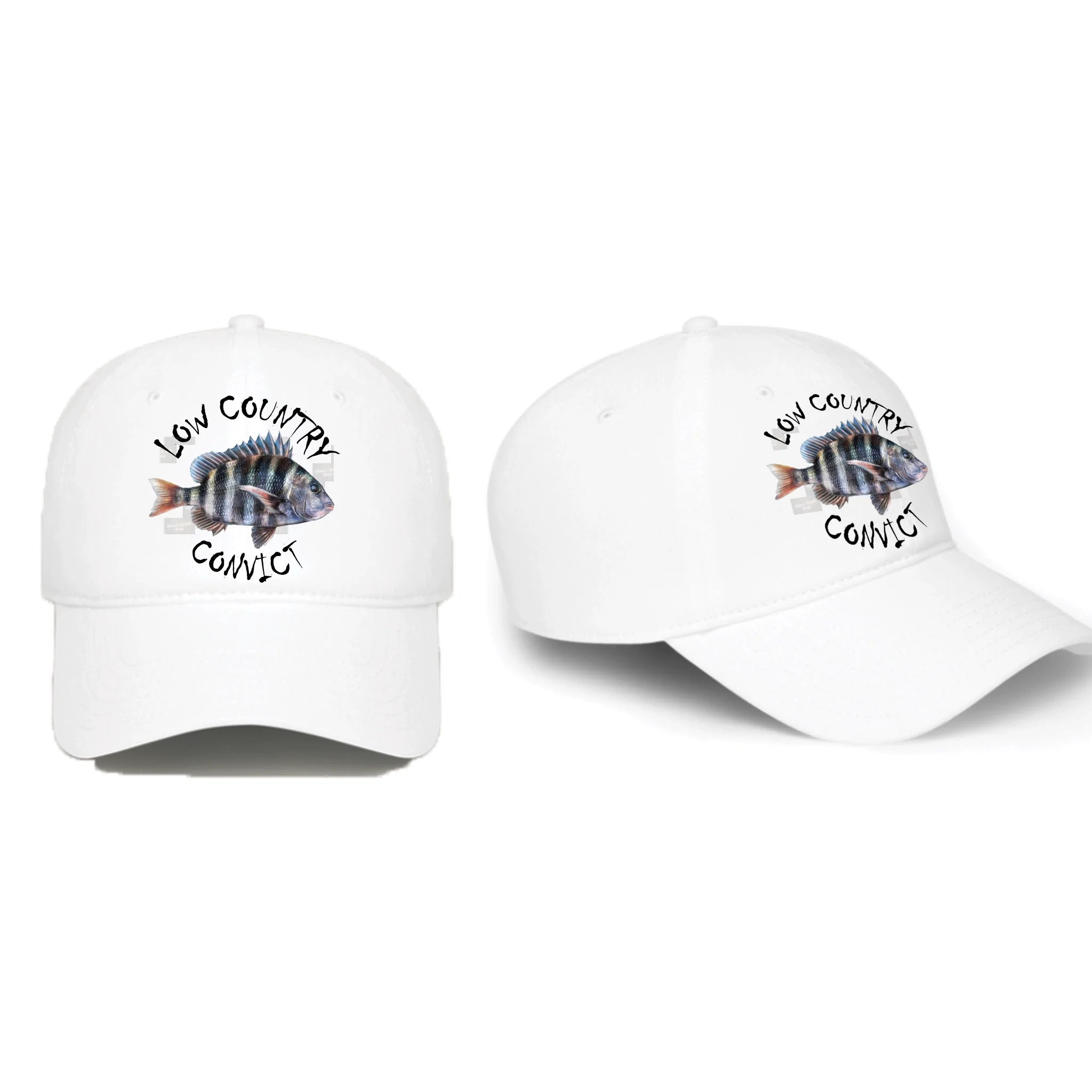 Low Profile Baseball Cap white