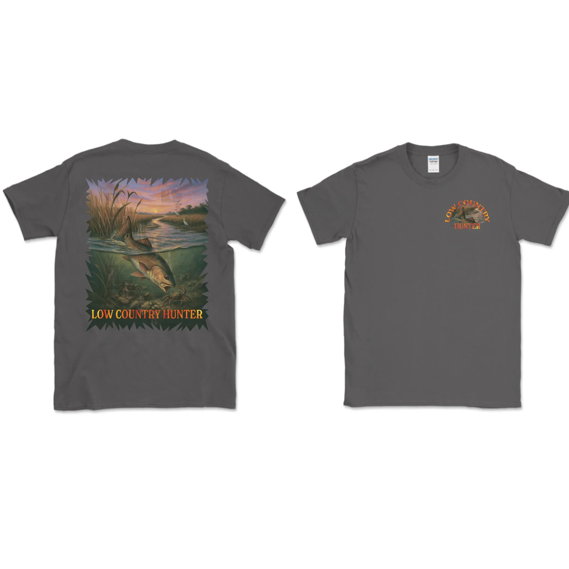 Gildan 64000 Adult Softstyle T-Shirt Black b+f Charcoal