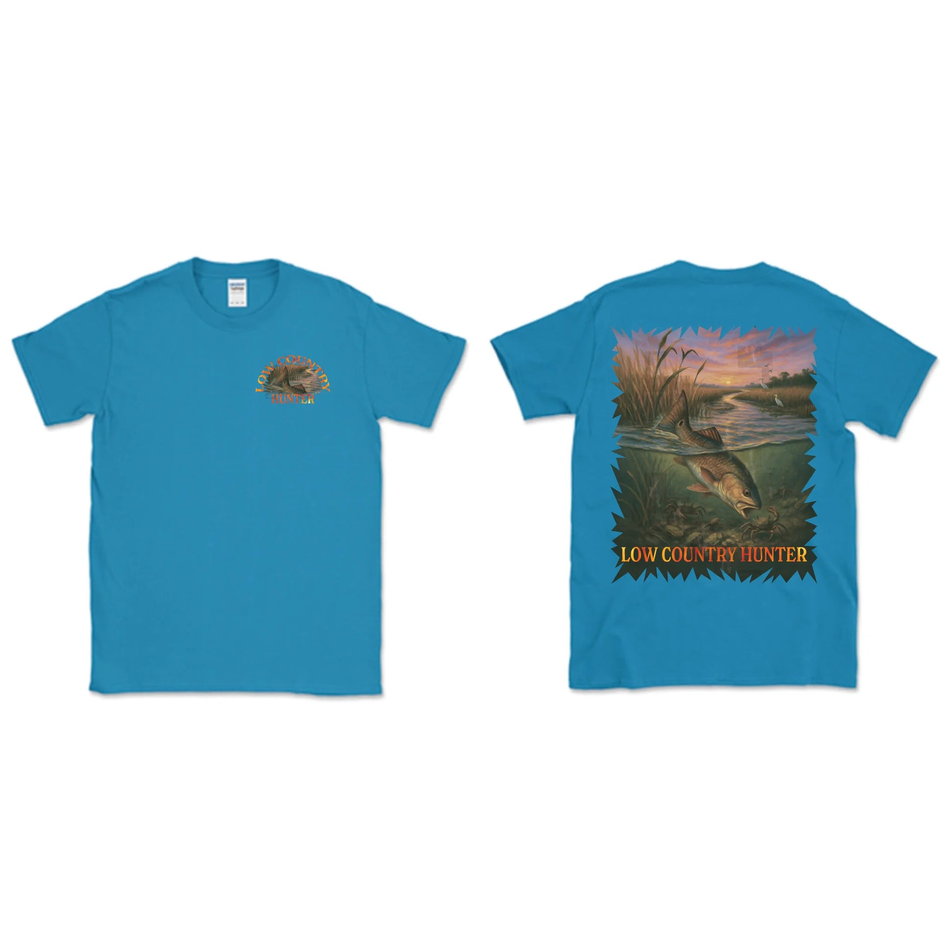 Gildan 64000 Adult Softstyle T-Shirt Blackf+b Saphire