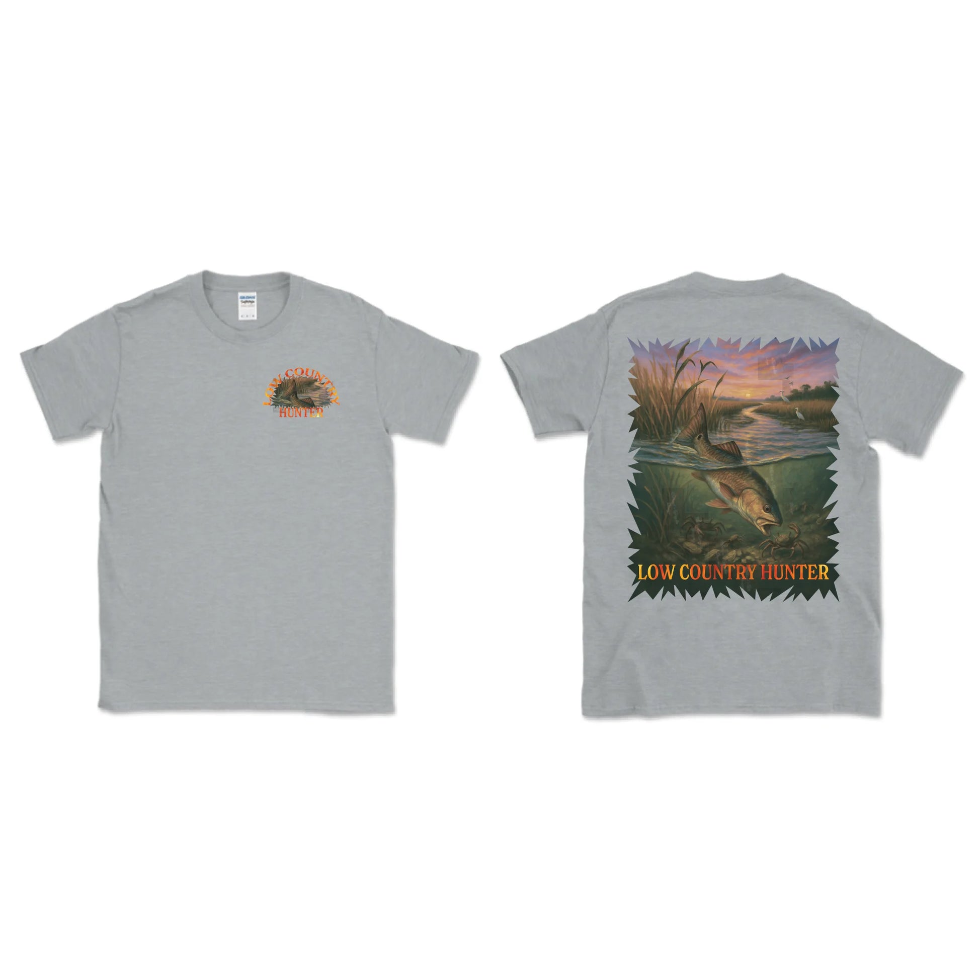 Gildan 64000 Adult Softstyle T-Shirt Blackf+b Sport Gray