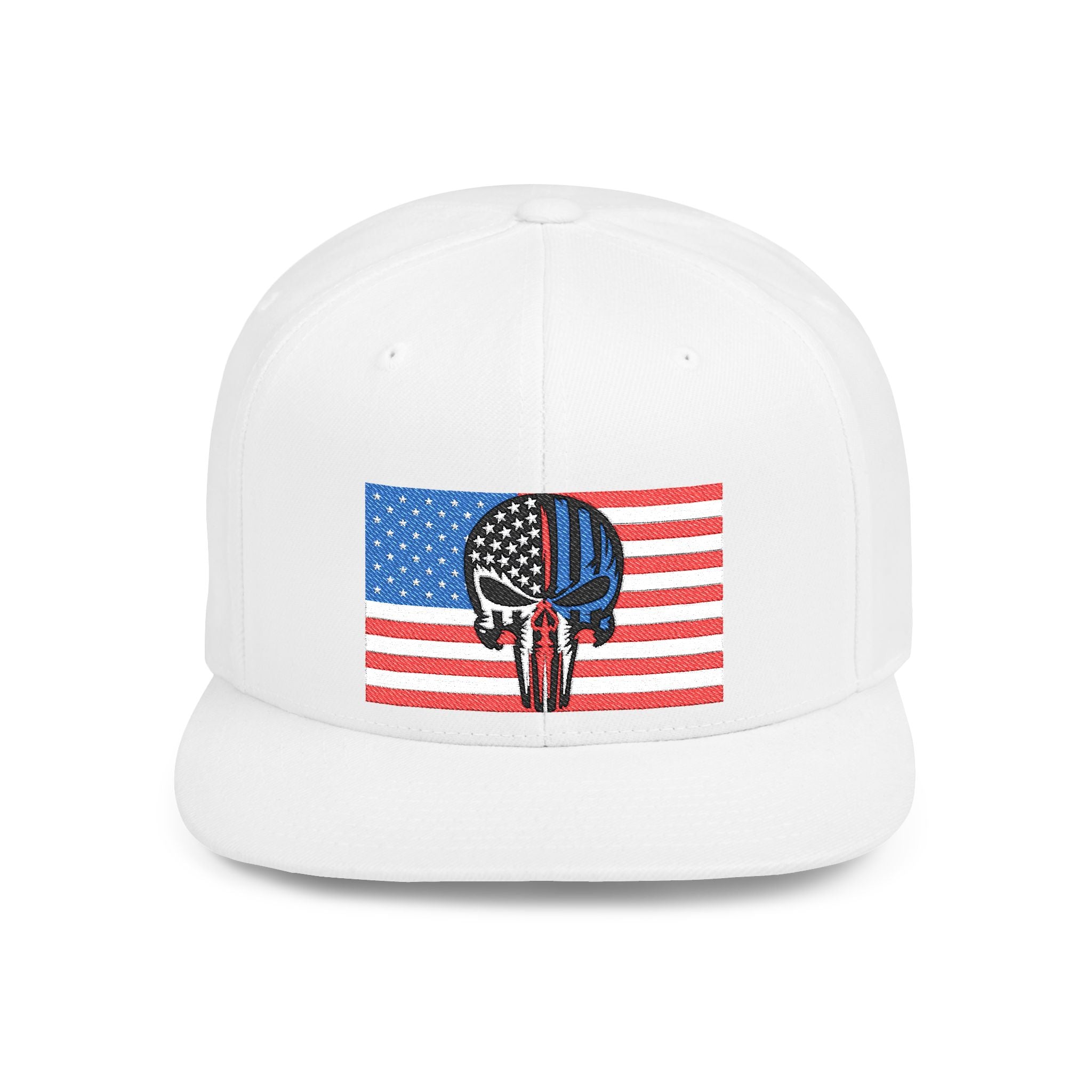 Patriotic Flat Bill Snapback Hat | Imagination Print