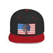Patriotic Flat Bill Snapback Hat | Imagination Print