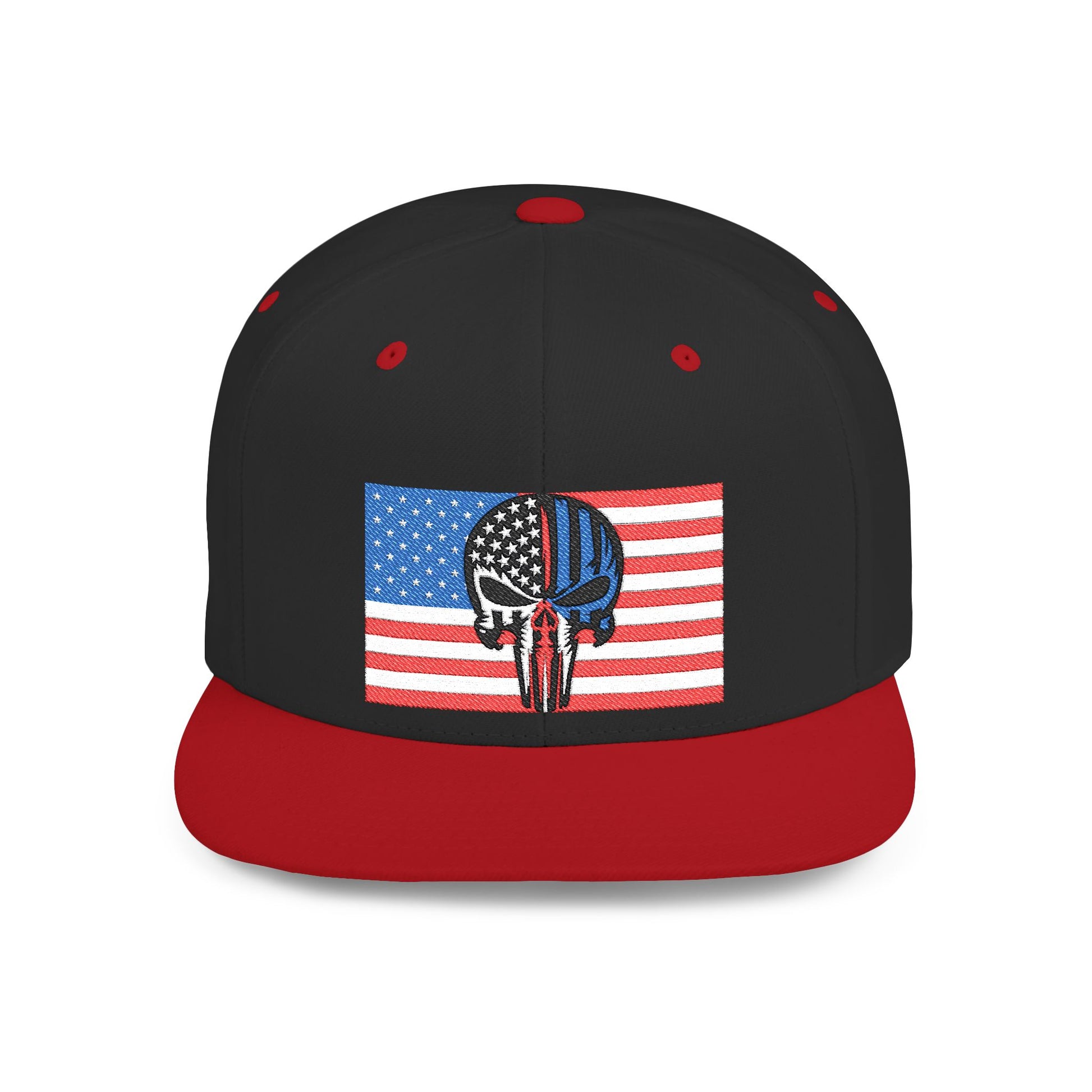 Patriotic Flat Bill Snapback Hat | Imagination Print