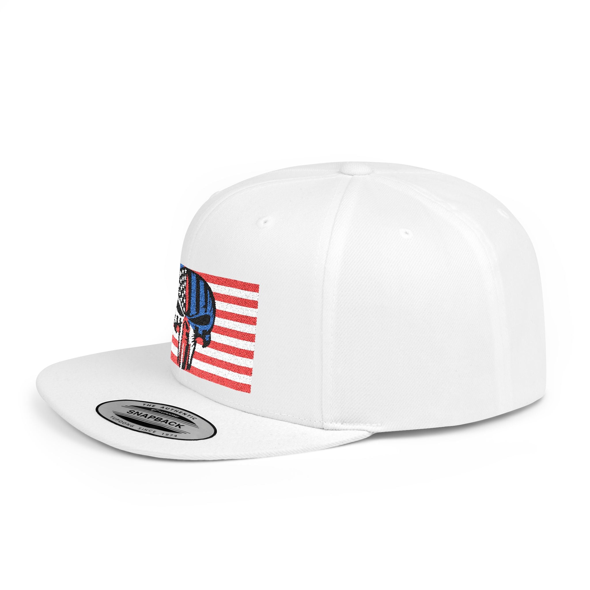 Patriotic Flat Bill Snapback Hat | Imagination Print