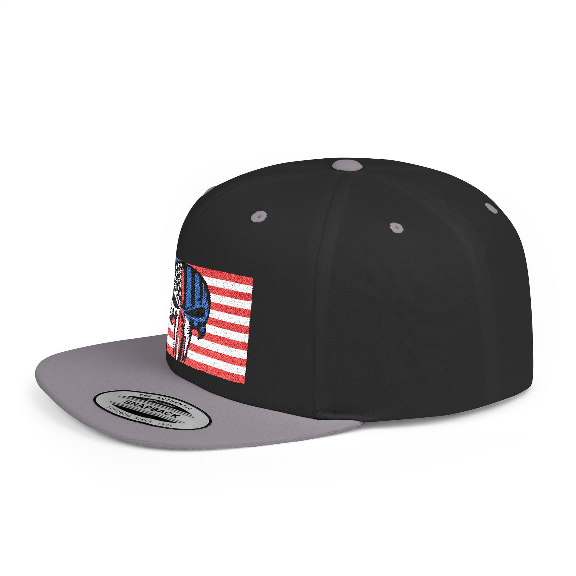 Patriotic Flat Bill Snapback Hat | Stylish, Gifts for Veterans - Imagination Print