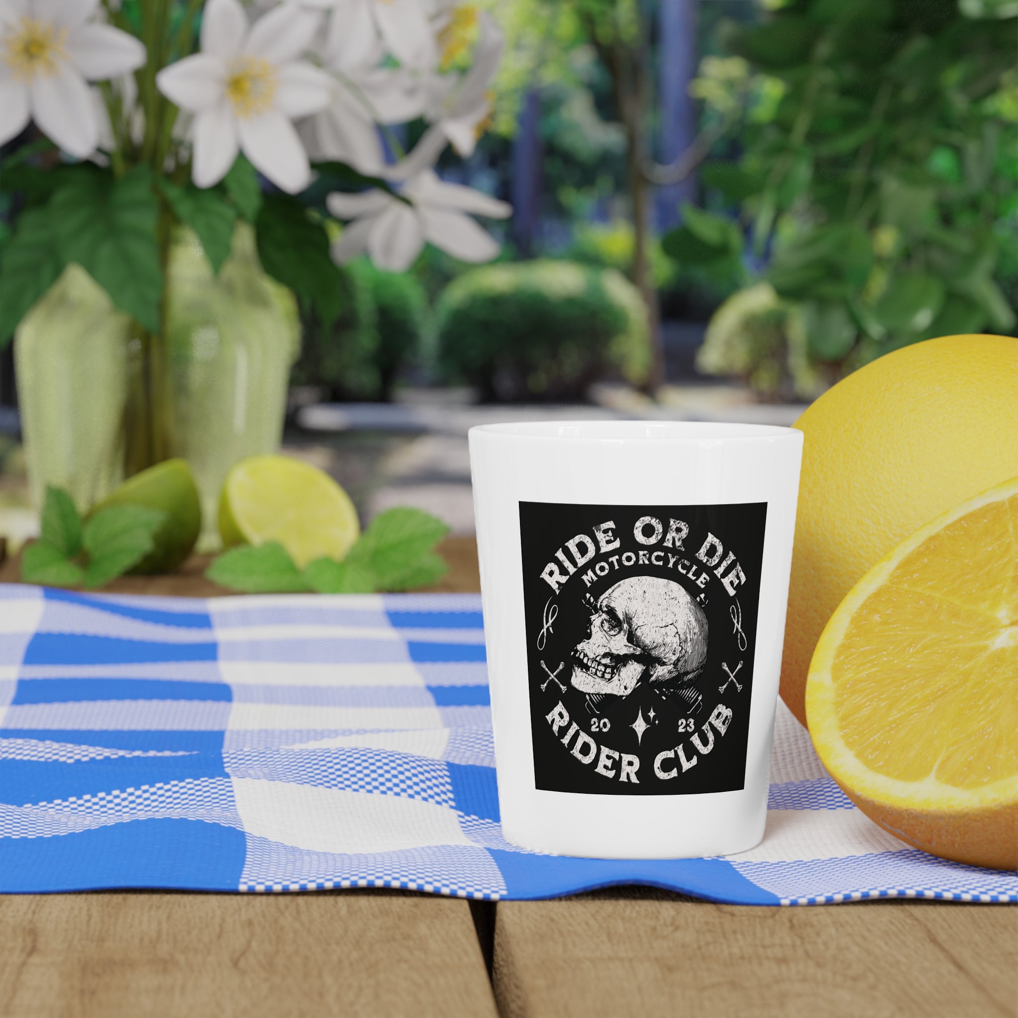 Skull Design Shot Glass - Imagination Print