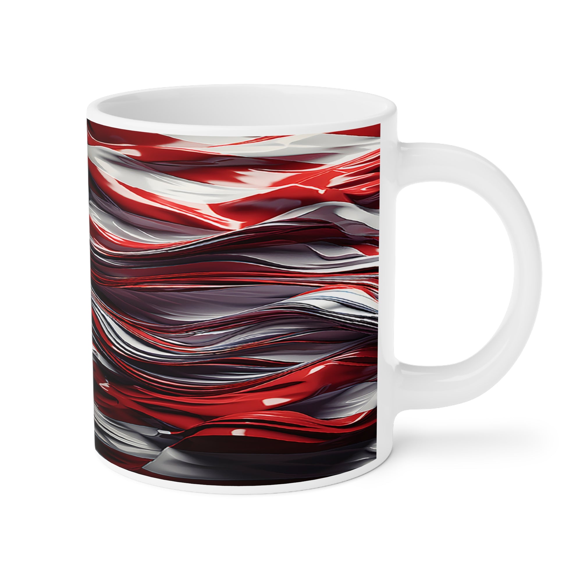 Patriotic Ceramic Mugs, 11oz/15oz/20oz USA Flag Design Coffee Lovers - Imagination Print