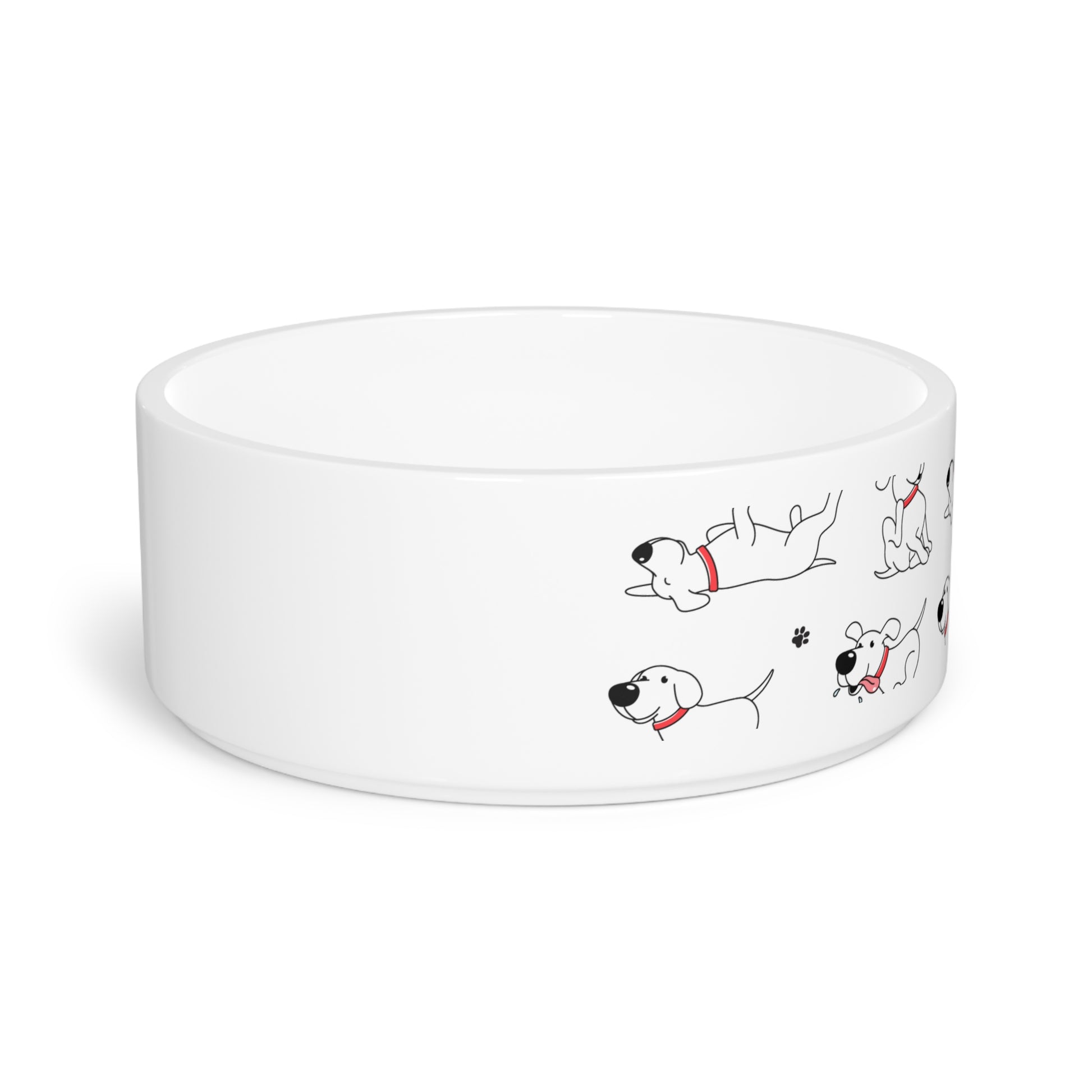 Playful Pet Bowl with Dog Design - Imagination Print