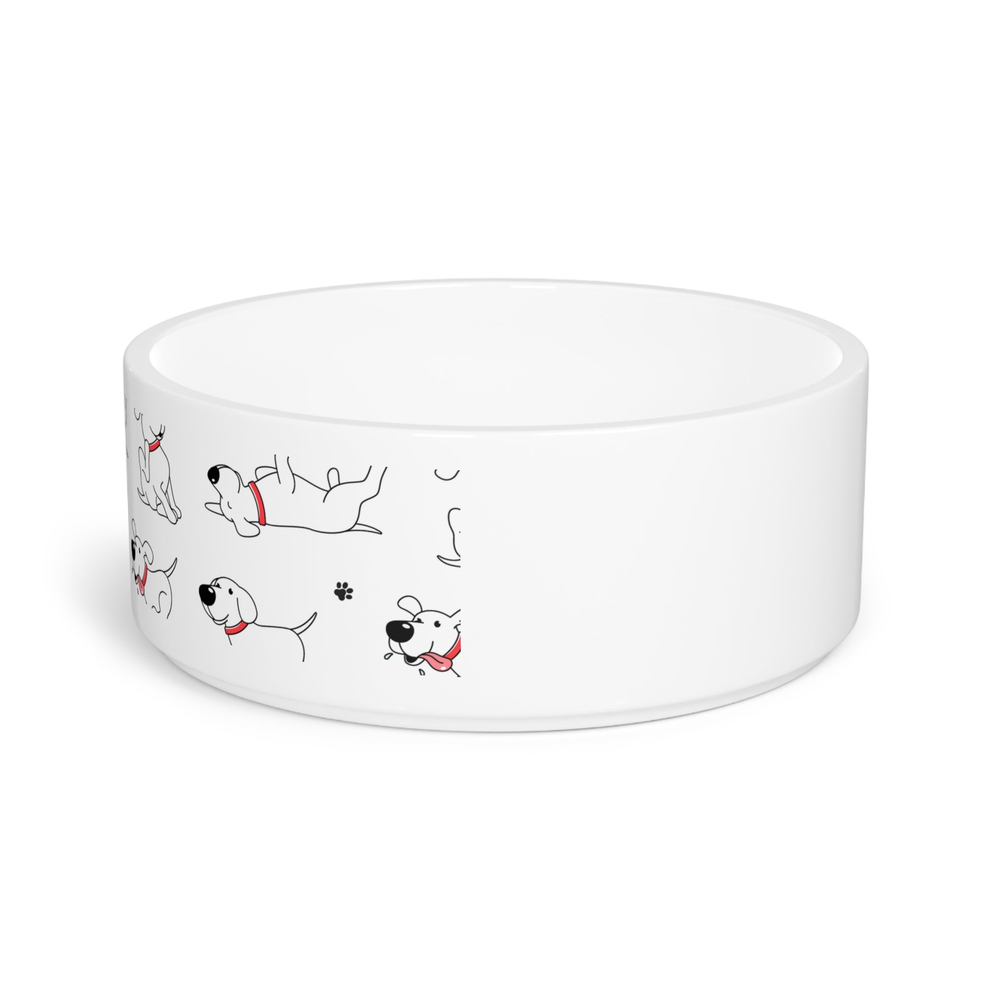 Playful Pet Bowl with Dog Design - Imagination Print